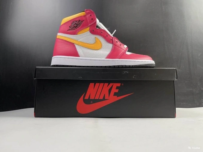 Cheap TBK OGLight Red Air High Jordan 1 555088-603 Fusion 0808